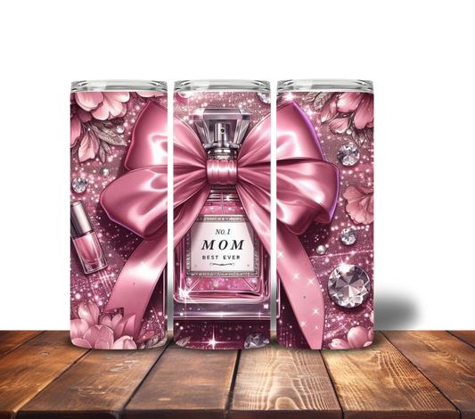 BEST MOM PINK BOW
