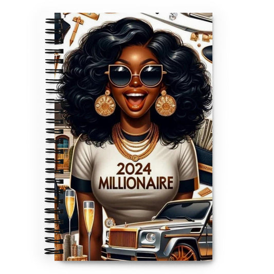 Millionaire Spiral notebook