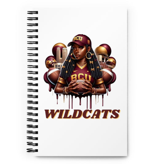 HBCU Wildcats Spiral notebook